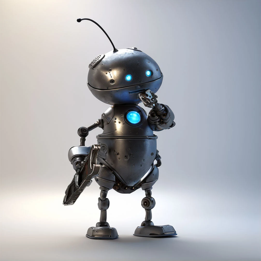 B-Bot robot character render